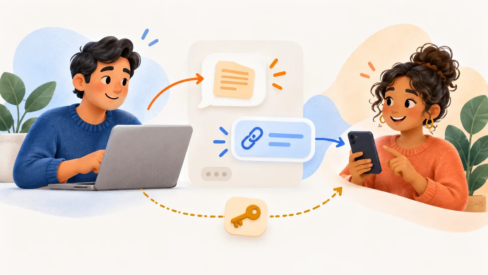 Sala de Chat para Projetos com Clientes, Sem Trocar Telefone