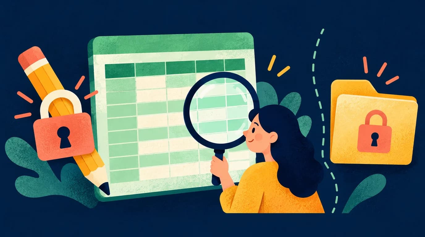 Google 試算表能設密碼嗎？工作表保護與共用權限的差異