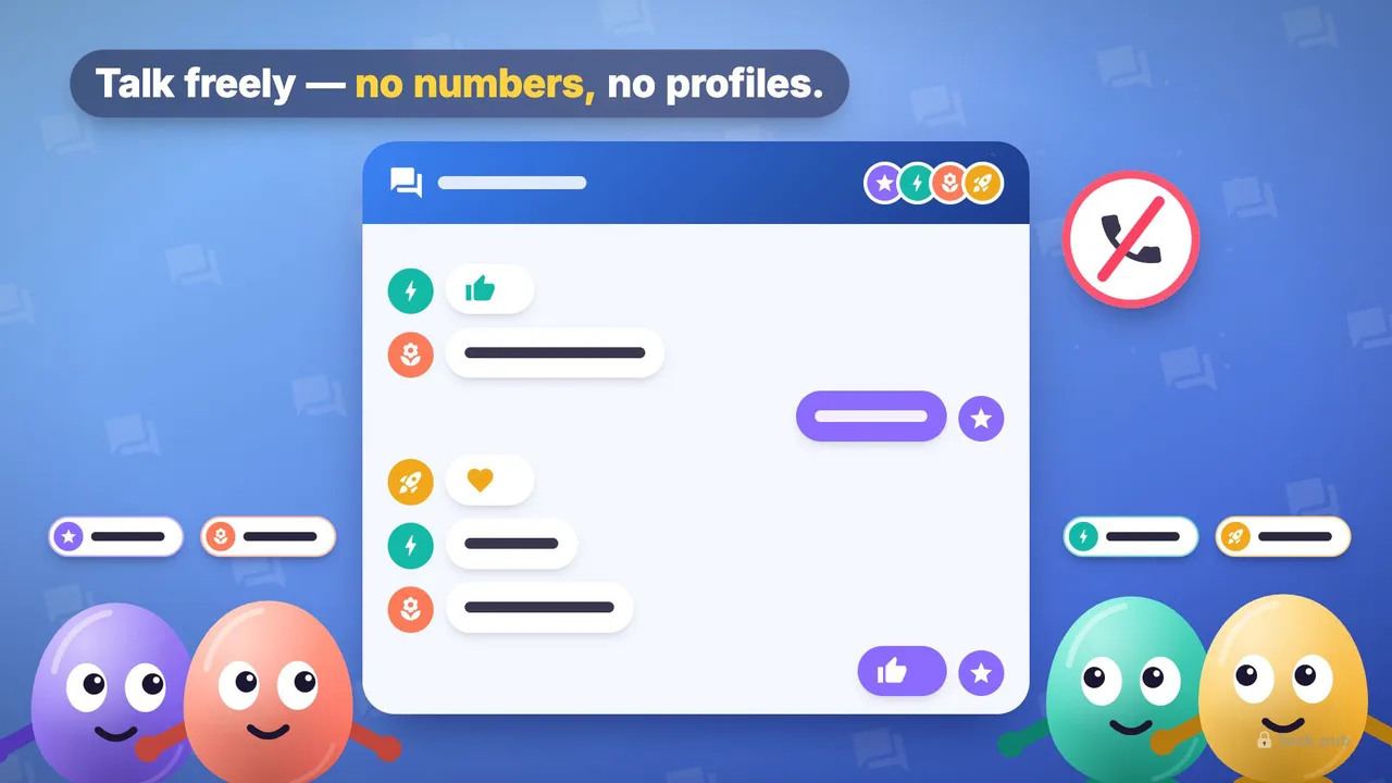 Anonymous chat without sign-up: how a password-protected room works