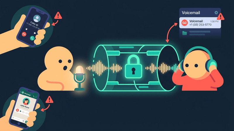 익명 음성 메시지 보내기 (전화번호 없이) | LOCK.PUB Blog