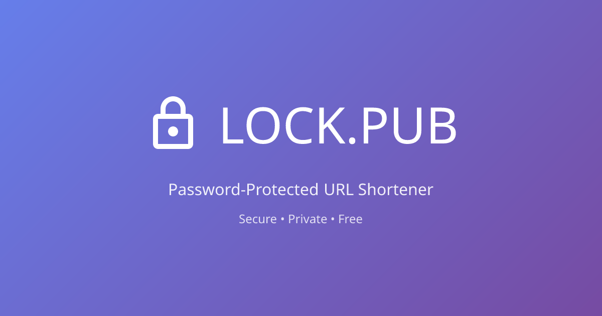 LOCK.PUB Screenshot
